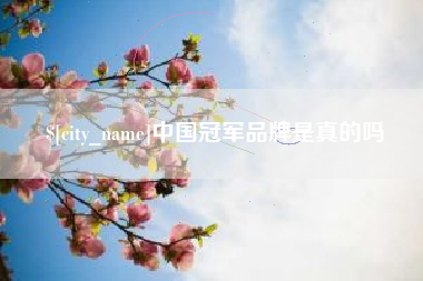 宝应县中国冠军品牌是真的吗
