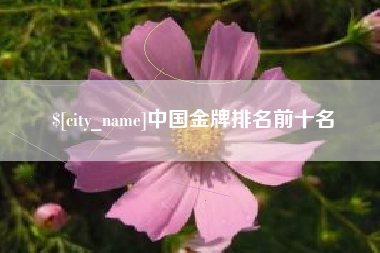 宝应县中国金牌排名前十名