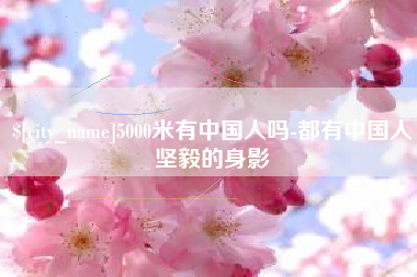 宝应县5000米有中国人吗-都有中国人坚毅的身影