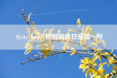 宝应县我国消防日是哪一号