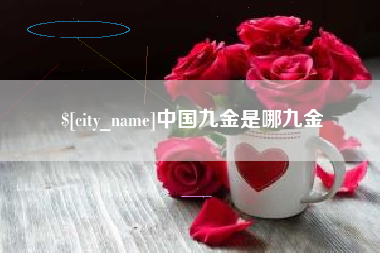 宝应县中国九金是哪九金