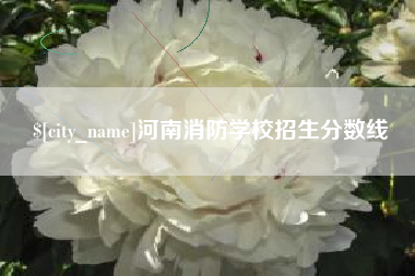 宝应县河南消防学校招生分数线