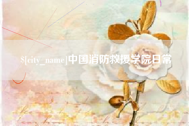 宝应县中国消防救援学院日常