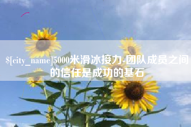 宝应县5000米滑冰接力-团队成员之间的信任是成功的基石