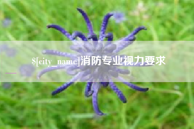 宝应县消防专业视力要求