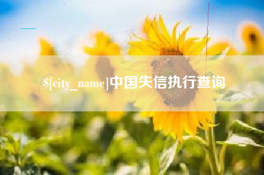 宝应县中国失信执行查询