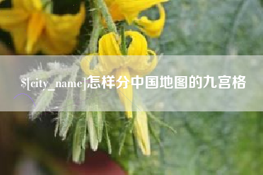 宝应县怎样分中国地图的九宫格