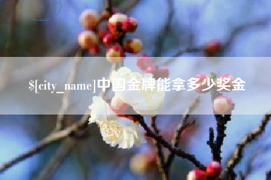 宝应县中国金牌能拿多少奖金