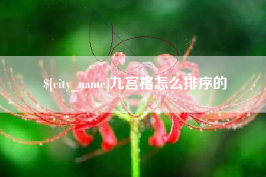 宝应县九宫格怎么排序的