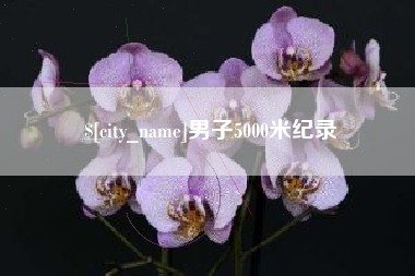 宝应县男子5000米纪录