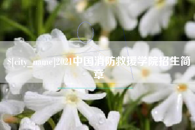 宝应县2021中国消防救援学院招生简章