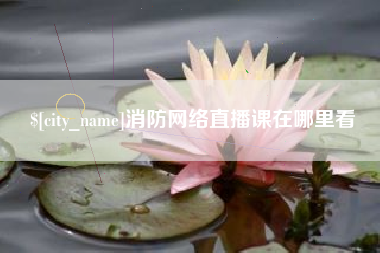 宝应县消防网络直播课在哪里看